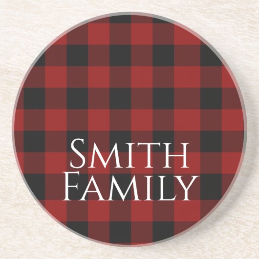 Buffalo Pset Custom Zandsteen Onderzetter (Voorkant)