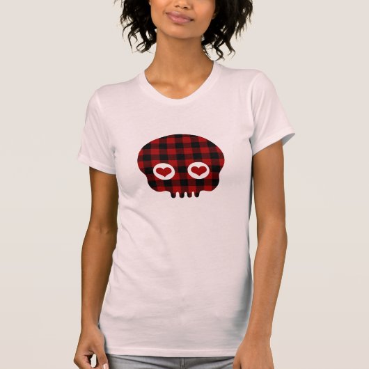 Buffalo Pset Cute Skull T-shirt (Voorkant)