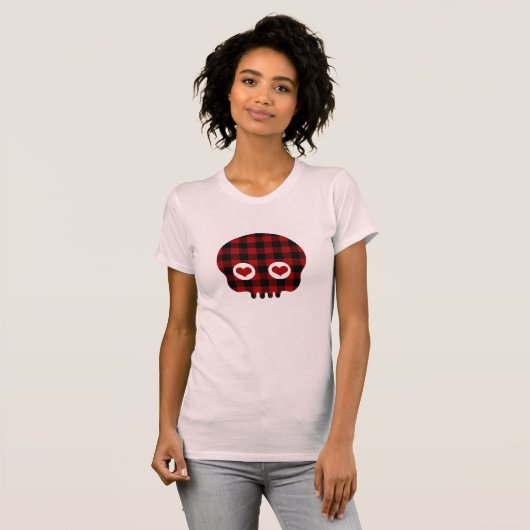 Buffalo Pset Cute Skull T-shirt (Voorkant volledig)