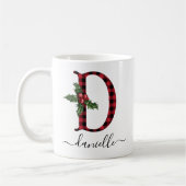 Buffalo Pset D Monogram kerstkoffie Mok (Links)