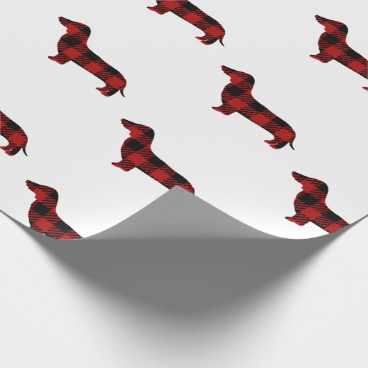 Buffalo Pset Dachshund Cadeaupapier (Hoek)