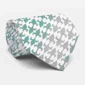 Buffalo Pset Damask Green Ombre Shade Fleur Stropdas (Opgerold)