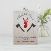 Buffalo Pset Deer Head Bedankkaart (Staand voorkant)