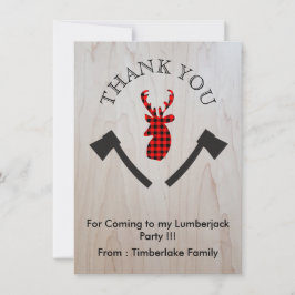 Buffalo Pset Deer Head Bedankkaart