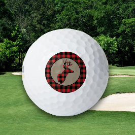 Buffalo Pset Deer Head Golfballen