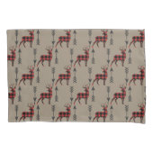 Buffalo Pset Deer op Tan Kussensloop (Voorkant)