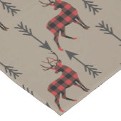 Buffalo Pset Deer op Tan Medium Tafelloper (Hoek)