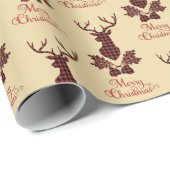 Buffalo Pset Deer Pattern Cadeaupapier (Rol Hoek)