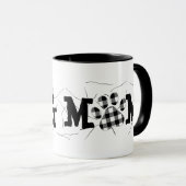 Buffalo Pset Dog Ma Pawprints en Hair Mok (Voorkant rechts)