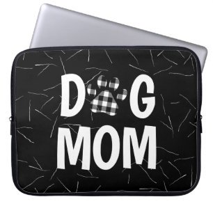 Buffalo Pset DOG MOM Pawprint Laptop Sleeve