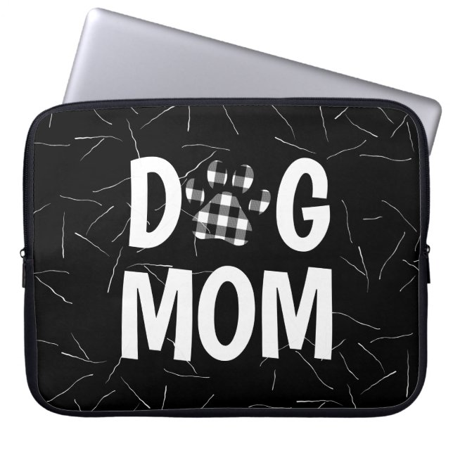 Buffalo Pset DOG MOM Pawprint Laptop Sleeve (Voorkant)
