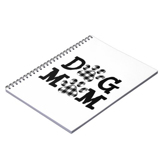 Buffalo Pset DOG MOM Pawprints Notitieboek (Linkerzijde)