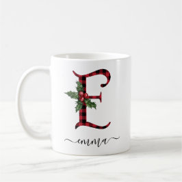 Buffalo Pset E Monogram kerstkoffie Mok