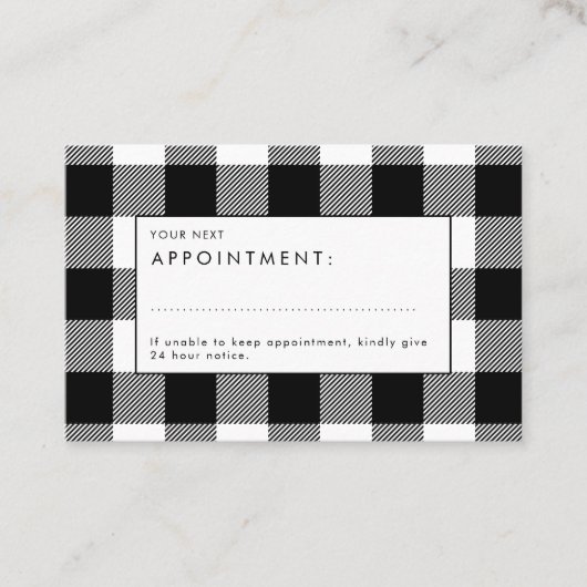 Buffalo Pset Elegant Appointment Card Visitekaartje (Voorkant)