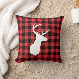 Buffalo Pset Farmhouse Deer Kussen