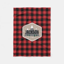 Buffalo Pset Fleece Blanket Deken