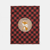 Buffalo Pset Fox Kinder Fleece Blanket (Voorkant)