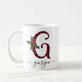 Buffalo Pset G Monogram kerstkoffie Mok