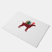 Buffalo Pset German Pointer Dog Tree KerstPa Deurmat (Schuin)