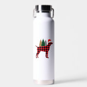 Buffalo Pset German Pointer Dog Tree KerstPa Waterfles (Voorkant)
