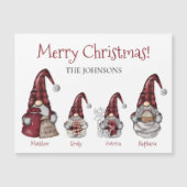 Buffalo Pset Gnome Familie Gepersonaliseerd Kerstf (Voorkant)