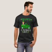 Buffalo Pset Green Truck Cockapoo Dog St Patrick' T-shirt (Voorkant volledig)