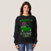 Buffalo Pset Green Truck Flounder Fish St Patrick Trui (Voorkant volledig)
