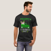 Buffalo Pset Green Truck Shih Tzu Dog St Patrick T-shirt (Voorkant volledig)