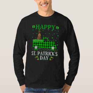 Buffalo Pset Green Truck Vizsla Dog St. Patrick's T-shirt