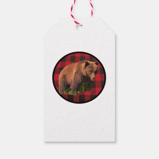 Buffalo Pset Grizzly Beer Gift Labels Cadeaulabel (Achterkant)
