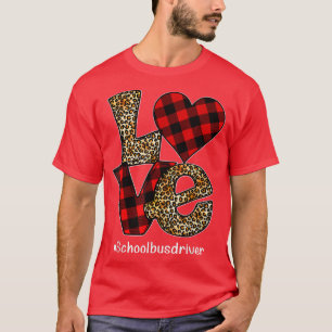 Buffalo Pset harten Valentijnsdag op school T-shirt