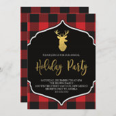 Buffalo Pset Holiday Party - Uitnodiging (Voorkant / Achterkant)