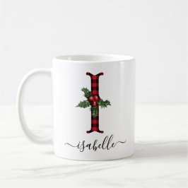 Buffalo Pset I Monogram kerstkoffie Mok
