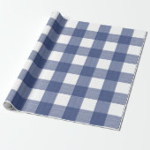 Buffalo Pset in Navy Blue Cadeaupapier (Uitgerold)