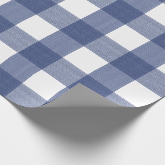 Buffalo Pset in Navy Blue Cadeaupapier (Hoek)