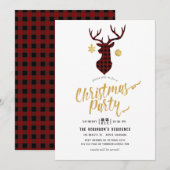 Buffalo Pset-kerstfeest Kaart (Voorkant / Achterkant)