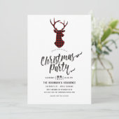 Buffalo Pset-kerstfeest Kaart (Staand voorkant)