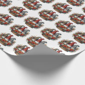 Buffalo Pset-kerstgnomen Cadeaupapier (Hoek)