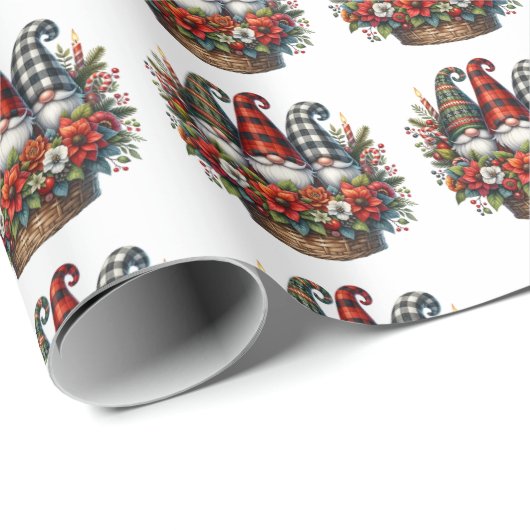 Buffalo Pset-kerstgnomen Cadeaupapier (Rol Hoek)