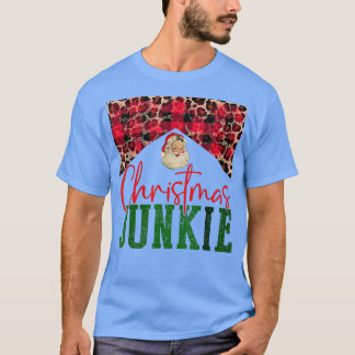 Buffalo Pset Kerstmis Junkie Santa Claus T-shirt