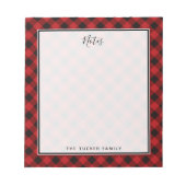 Buffalo Pset Kerstmis Notitieblok (Voorkant)