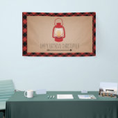 Buffalo Pset Lantern Camping Birthday Spandoek (Beurs)