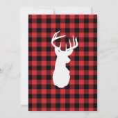 Buffalo Pset Little Buck Oh Deer Baby shower Kaart (Achterkant)