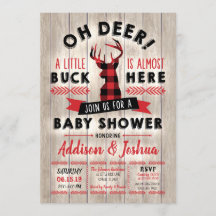 Buffalo Pset Little Buck Oh Deer Baby shower