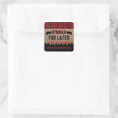 Buffalo Pset Lumberjack S'more Favor Sticker (Tas)