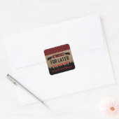 Buffalo Pset Lumberjack S'more Favor Sticker (Envelop)