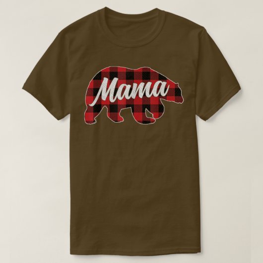 Buffalo Pset Mama Beer Moederdag T-shirt (Design voorkant)