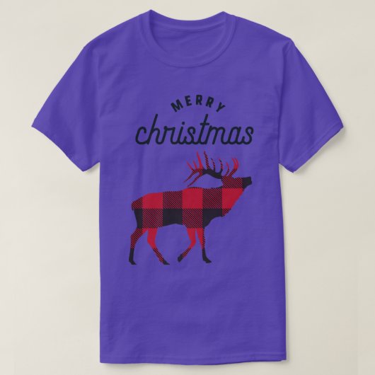 Buffalo Pset Merry Kerstreindeer Family Matc T-shirt (Design voorkant)