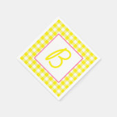 Buffalo Pset Monogrammed Napkins Servet (Hoek)