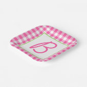 Buffalo Pset Monogrammed Papieren Bordje (Gebogen)